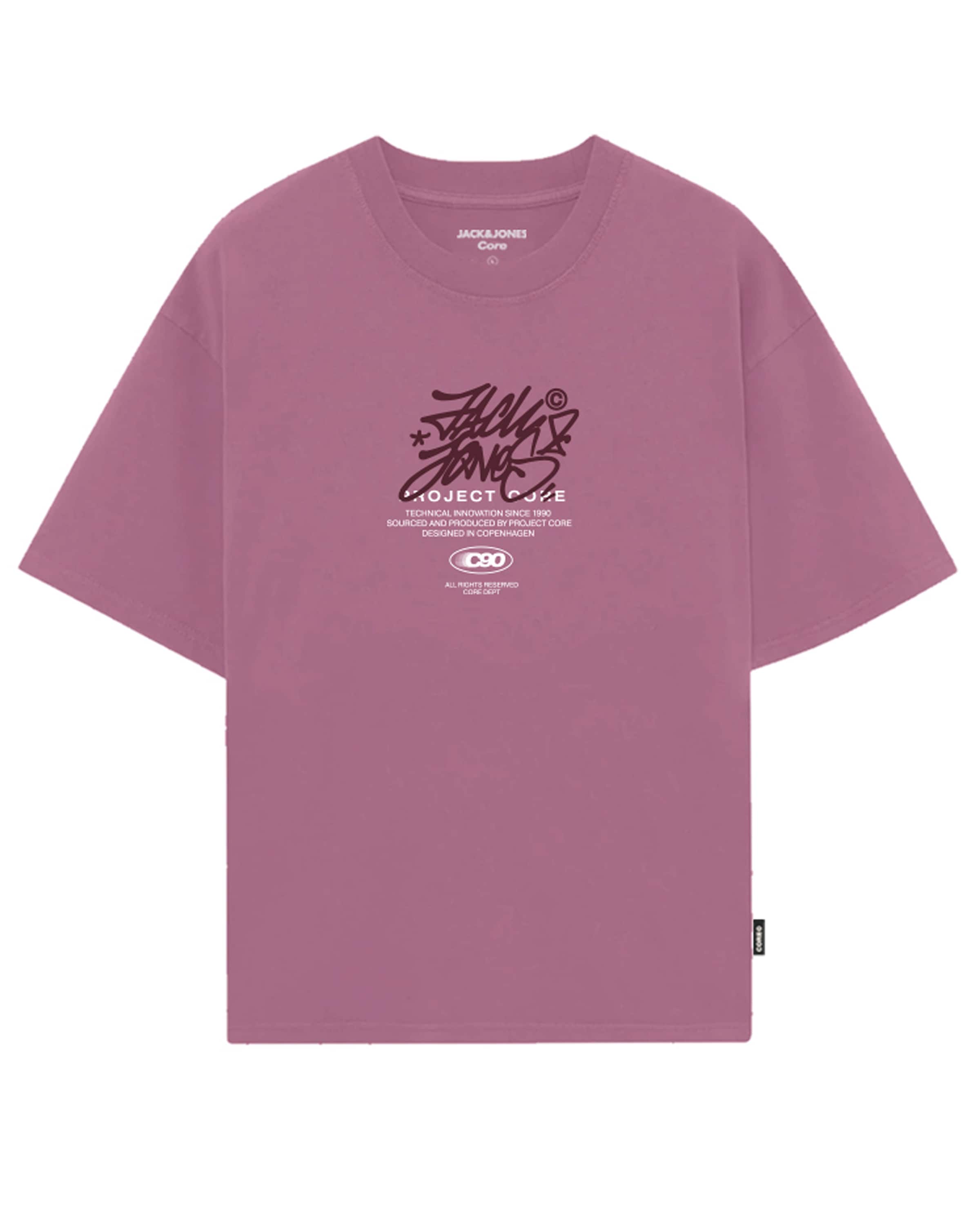 purpurinė JACK & JONES Marškinėliai