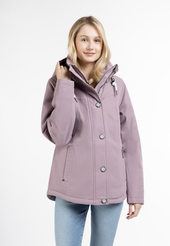 Schmuddelwedda - Chaqueta funcional en lila: frente