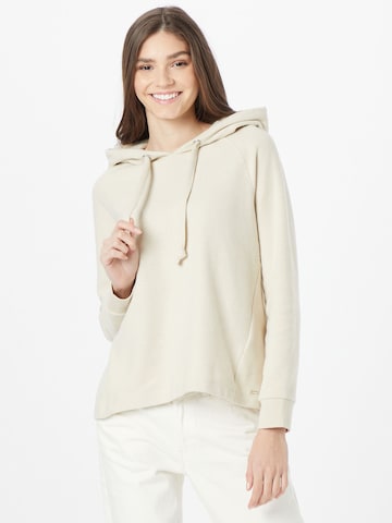 TOM TAILOR DENIM Sweatshirt i beige: forside