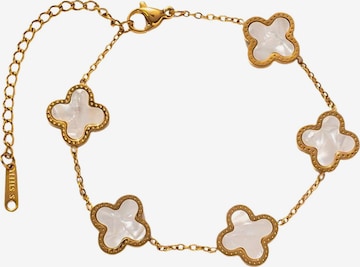 Engelsinn Armband 'Kleeblatt' in Gold: Vorderseite