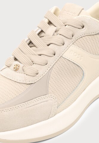 BOSS Sneakersy niskie w kolorze beżowy