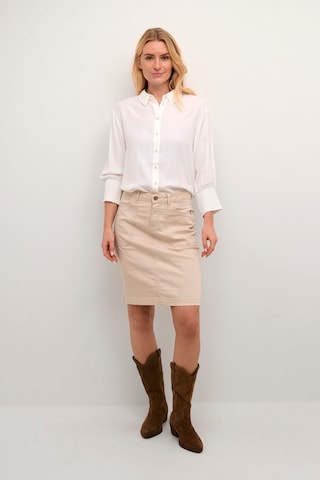 Cream Rok 'Ann' in Beige