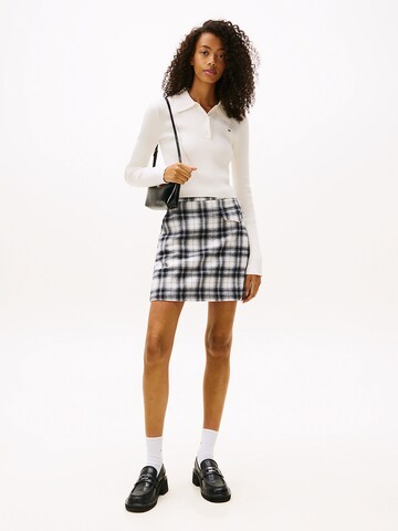 Tommy Jeans Sukňa - Biela