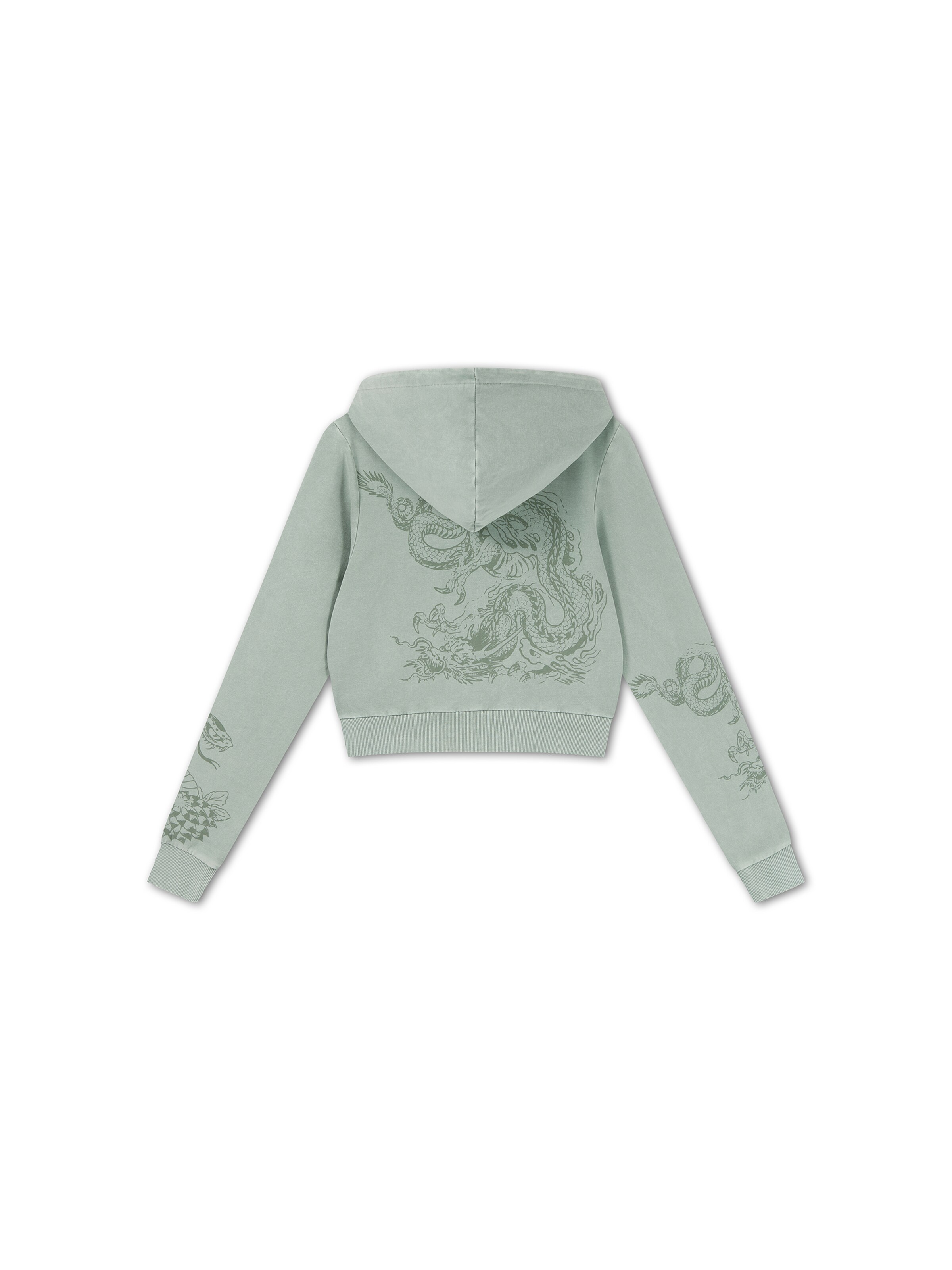 Ed Hardy Суичъри с качулка в зелено