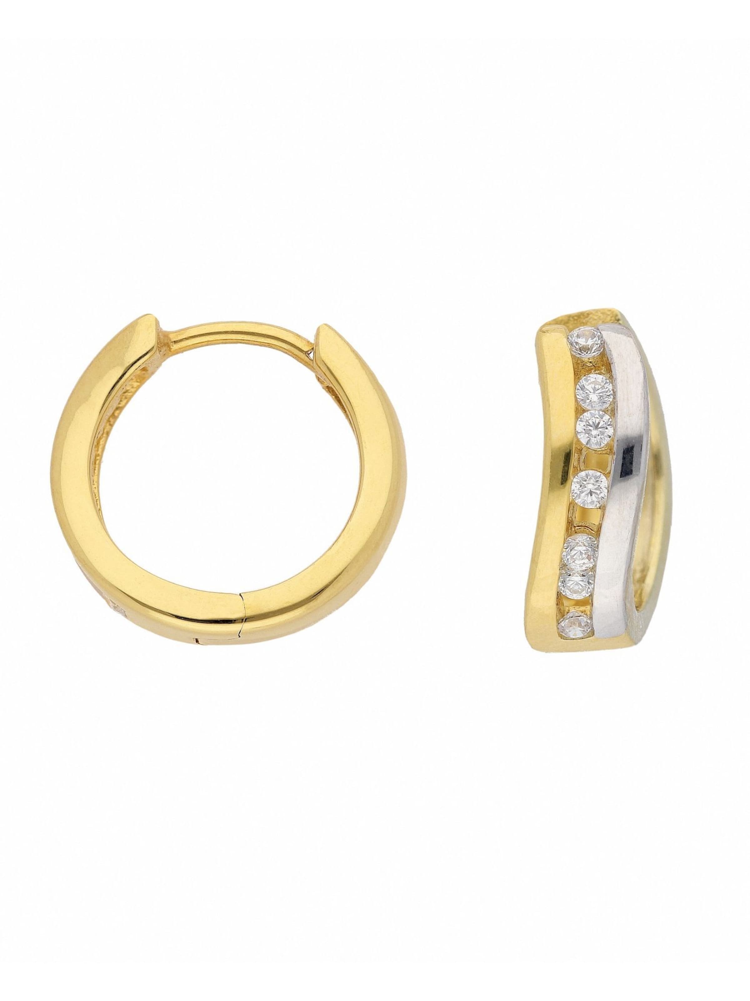 Adelia´s Ohrringe in Gold: Vorderseite