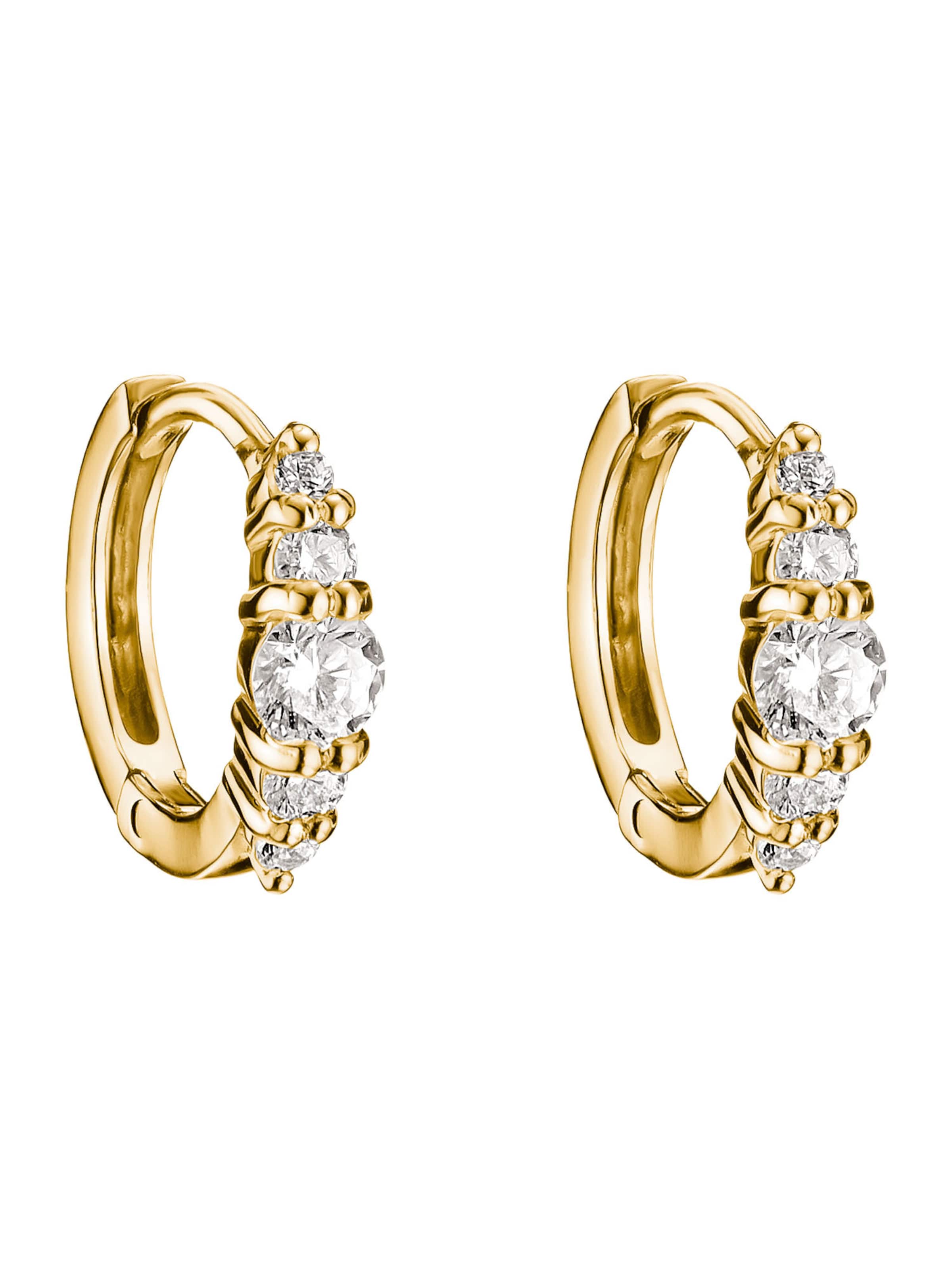 Thomas Sabo Ohrringe in Gelb: Vorderseite