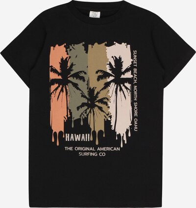 Hust & Claire Shirt 'Alwin' in Cream / Khaki / Olive / Light orange / Black, Item view