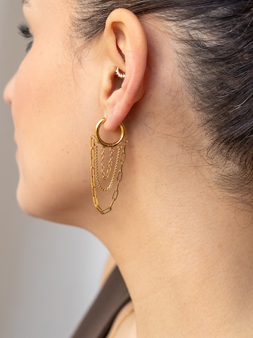 hiBALI Earrings 'Chain Hoops' in Gold