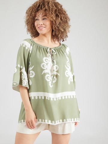 Z-One Blouse 'Al44iena' in Green: front