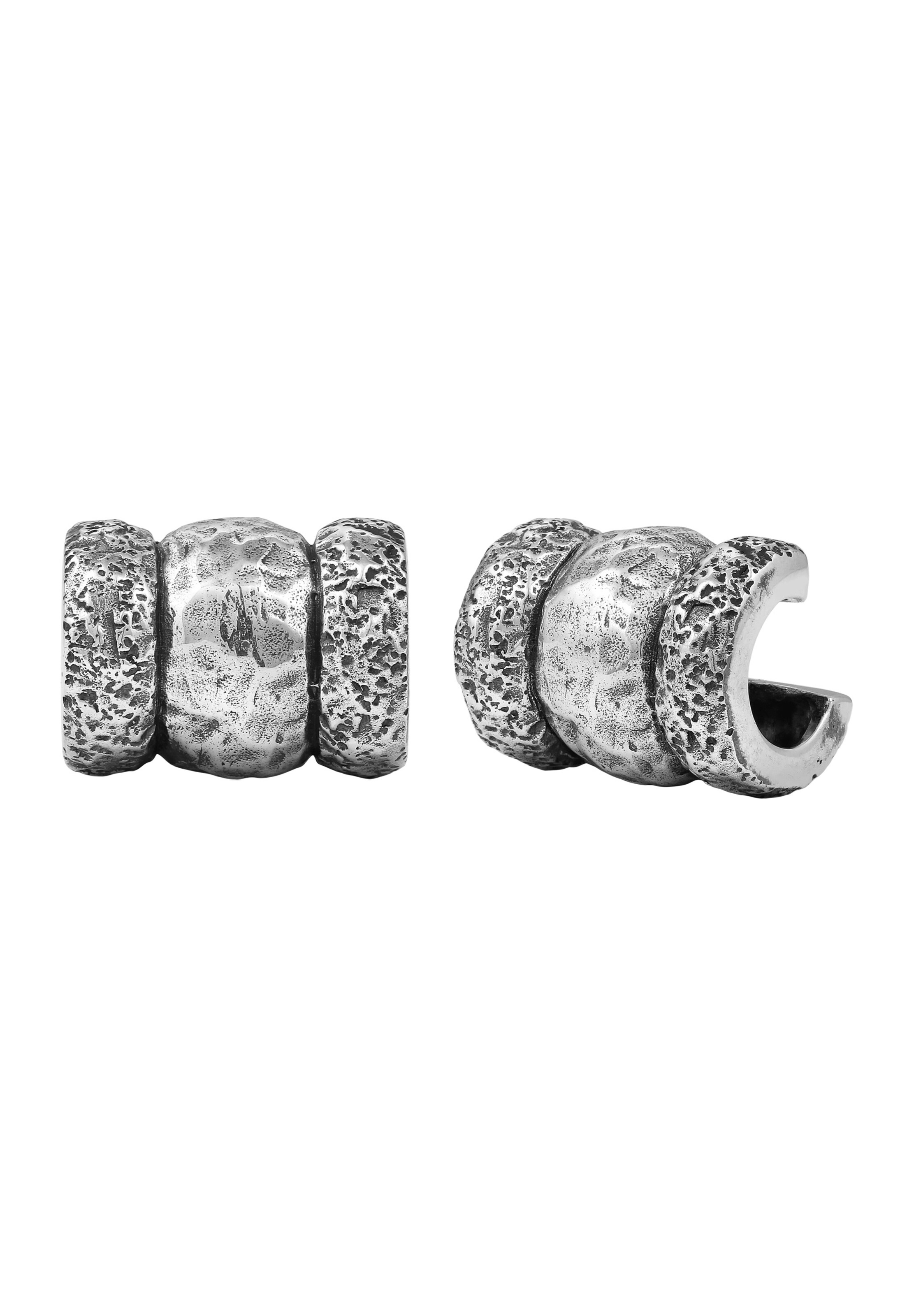 Boucles d'oreilles Haze&Glory en argent : devant