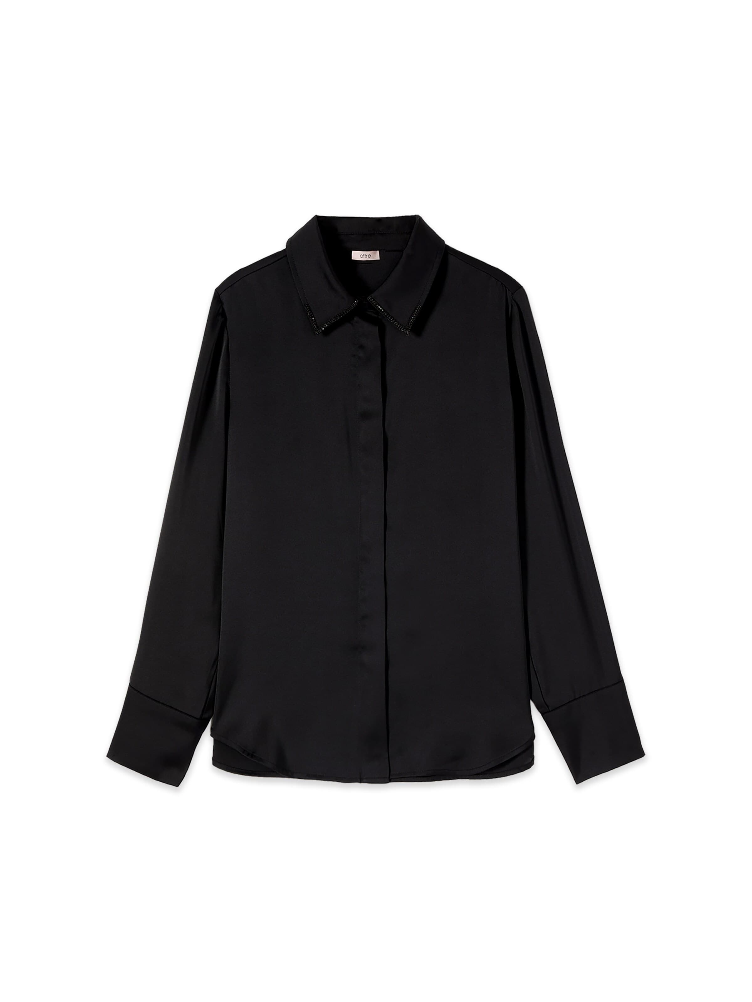 oltre - Blusa en negro: frente