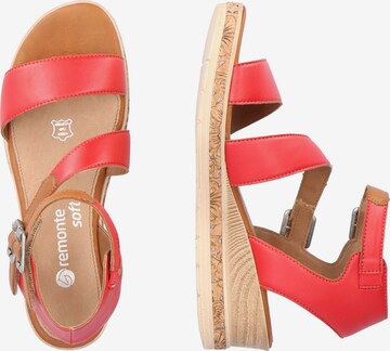 REMONTE Sandalen met riem in Rood