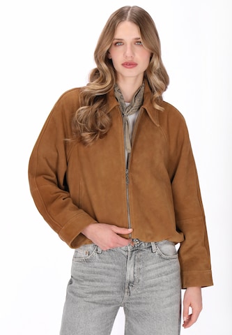 DreiMaster Vintage - Casaco meia-estação em castanho: frente