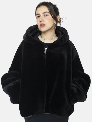 Just things we like - Chaqueta de invierno 'ASAHI  Shearling Jacket' en negro: frente
