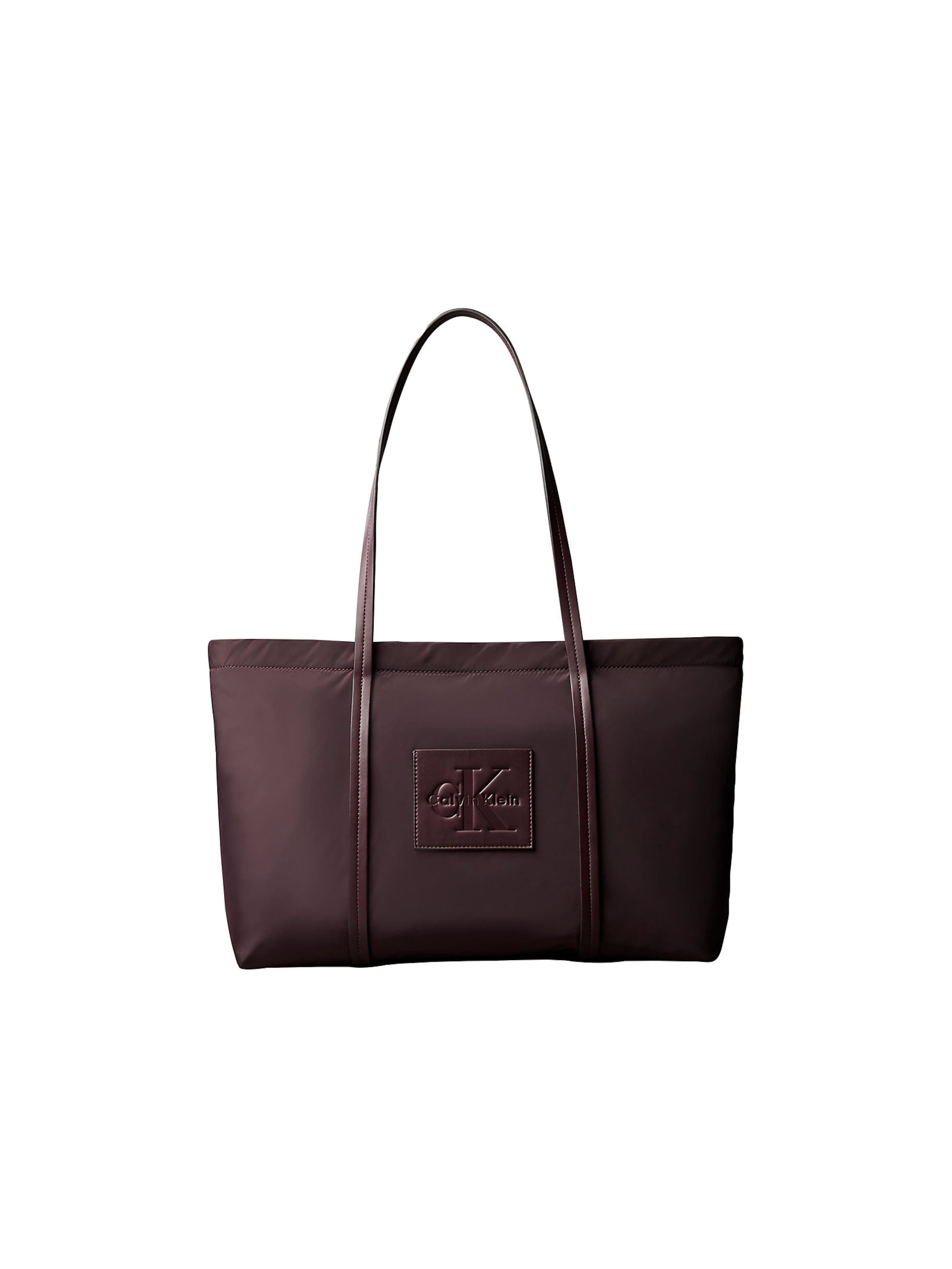 Cabas Calvin Klein en marron : devant