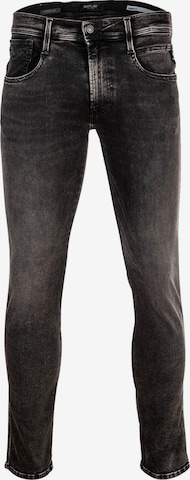 Coupe slim Jean 'Anbass' REPLAY en gris : devant