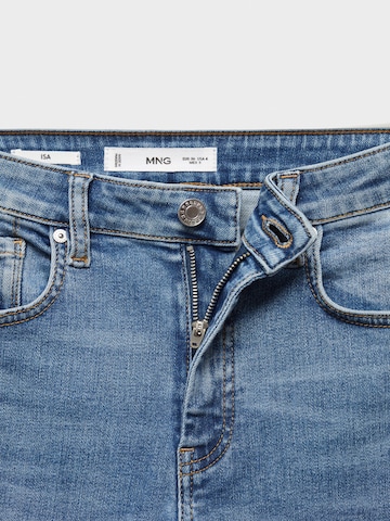 MANGO Slimfit Jeans 'ISA' in Blauw
