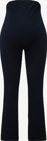 Ulla Popken Flared Pants in Black: front