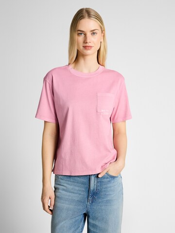 TOM TAILOR DENIM Shirt in Roze: voorkant