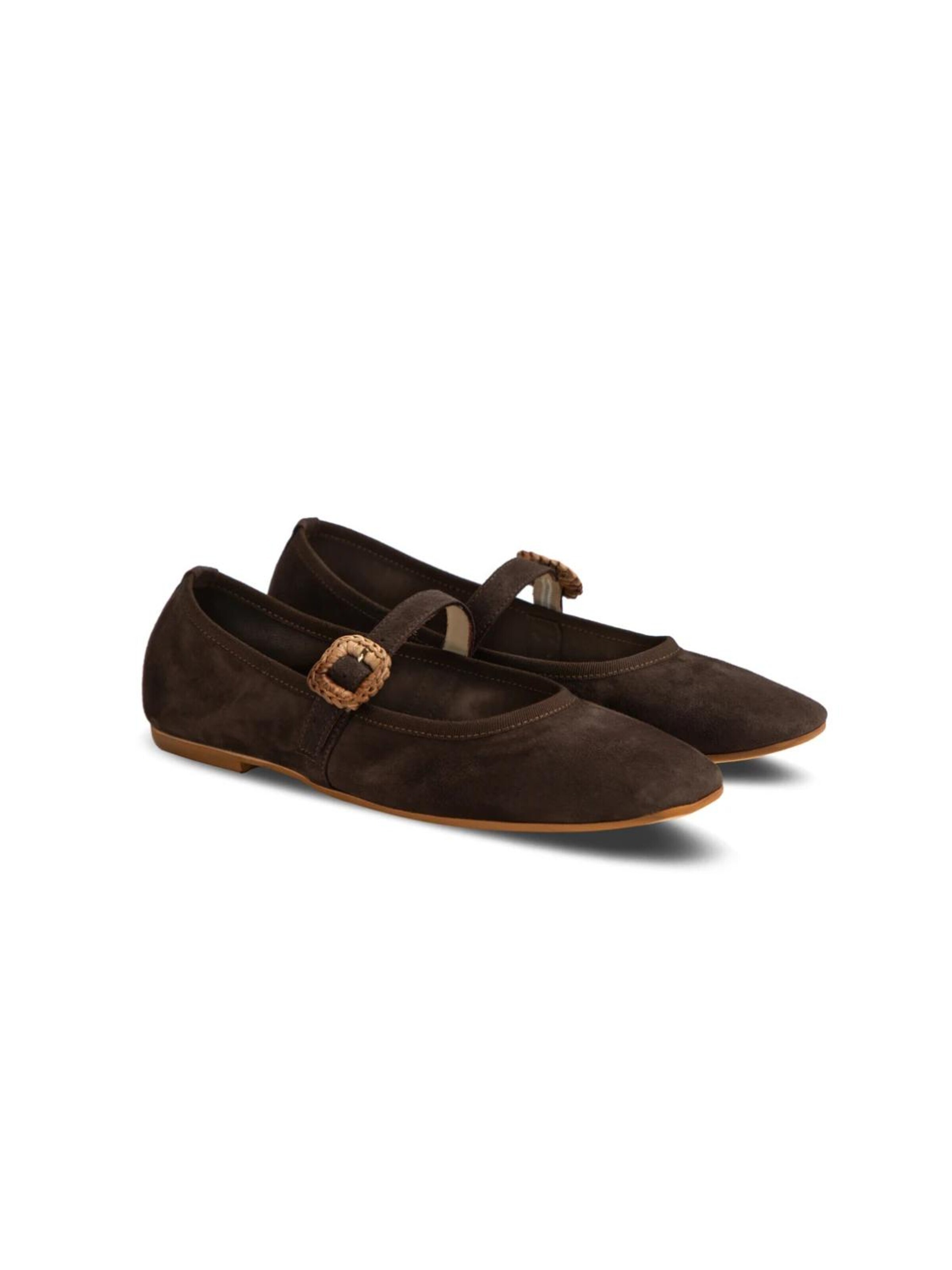 Ballerines à lanières 'Bambolina' Flarelle en marron