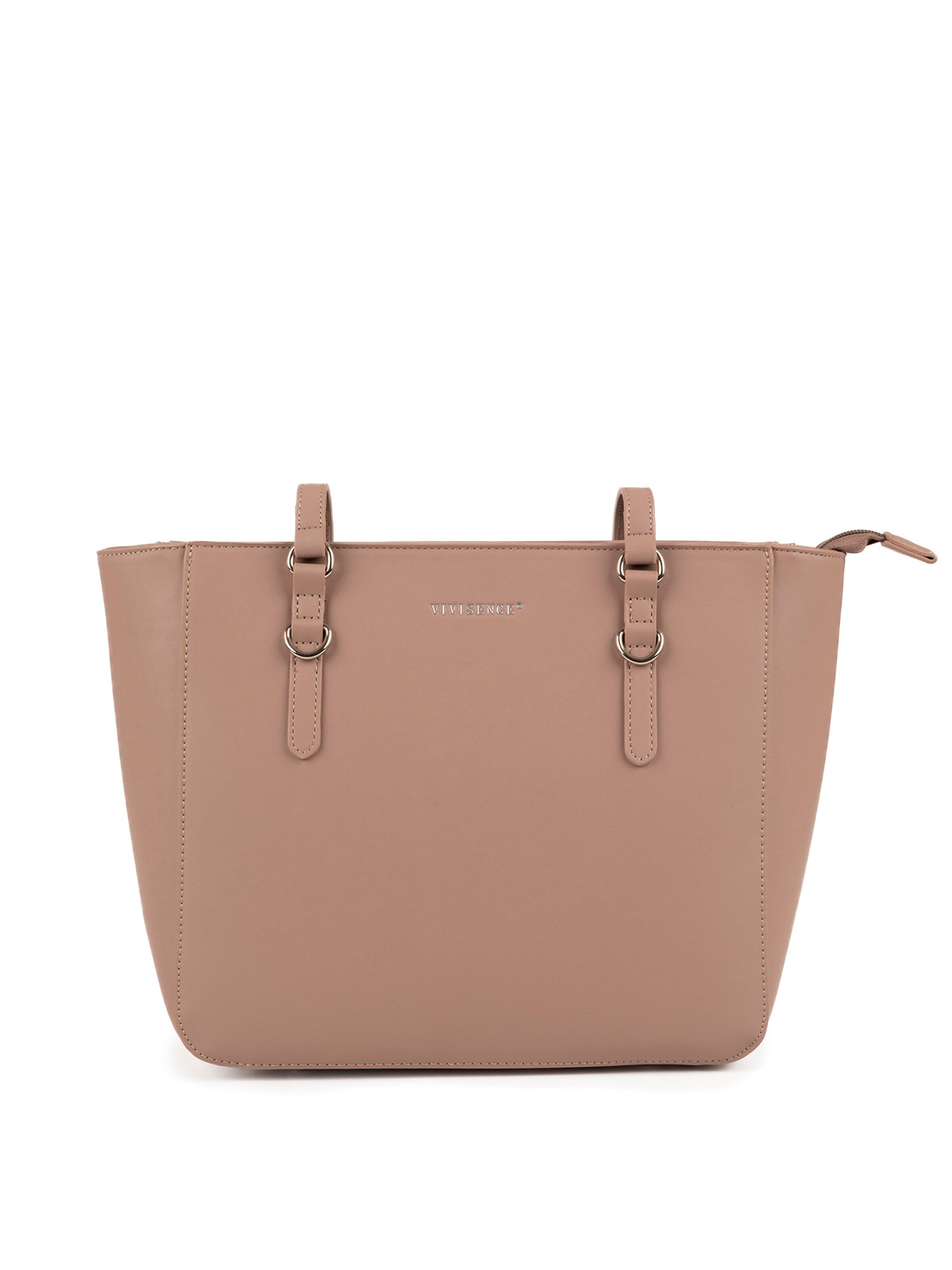 Vivisence Schultertasche 'T0017'‌‌ in Grau: Vorderseite