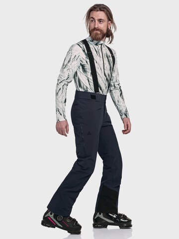 Schöffel Slimfit Sportbroek 'Mountet' in Blauw