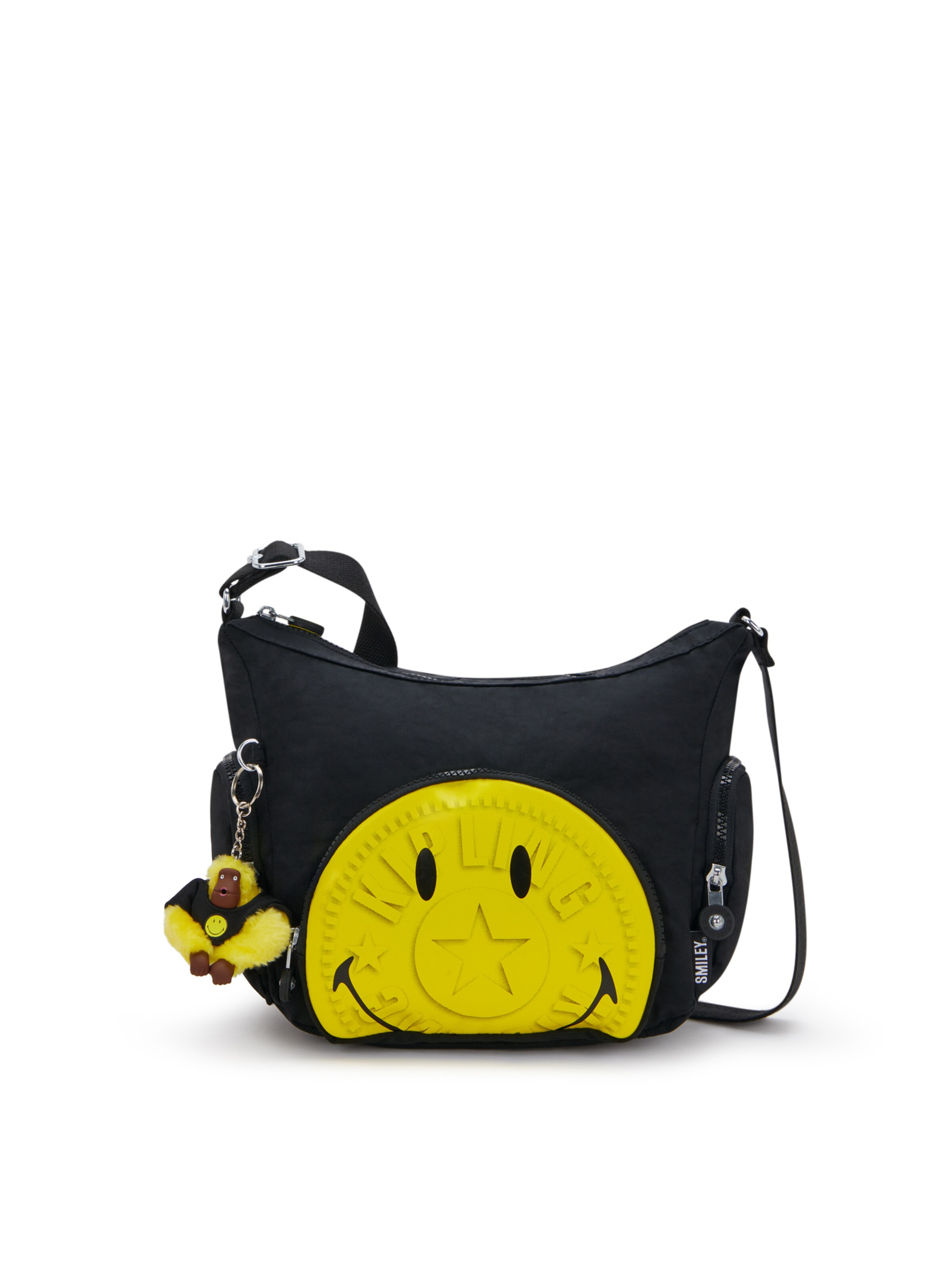KIPLING - Bolso de hombro en negro: frente