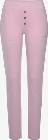 KangaROOS Skinny Spodnie w kolorze różowy: przód