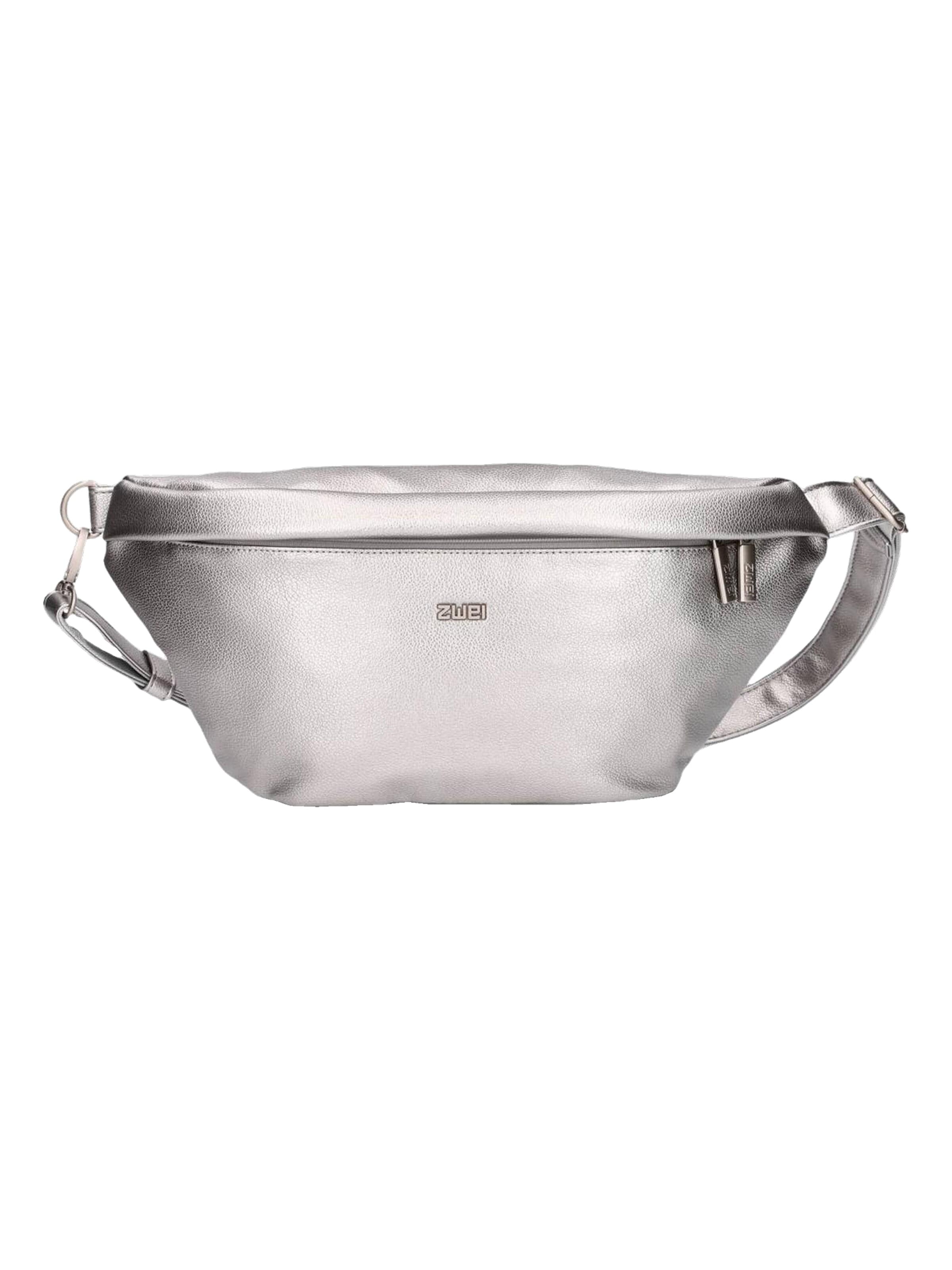 ZWEI Belt bag in Silver: front