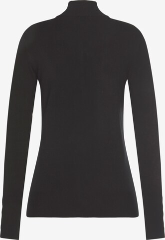 LASCANA Pullover in Schwarz