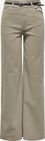 ONLYWide Leg/ Široke nogavice Hlače 'ONLMADISON-STELLA' - siva boja: prednji dio