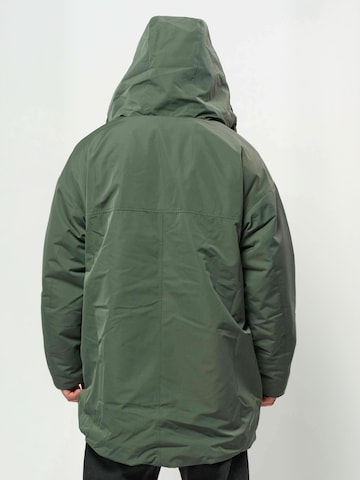 KAPPA - Chaqueta de invierno ' Logo Shon ' en verde: atrás