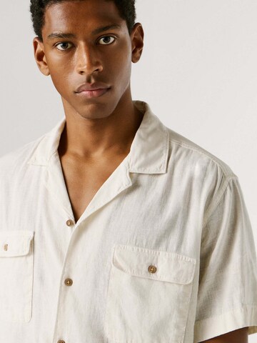 Pepe Jeans Comfort fit Overhemd 'Paulo' in Wit