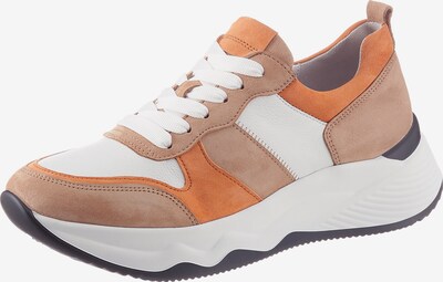 GABOR Sneaker in creme / braun / orange / schwarz, Produktansicht