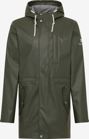 Schmuddelwedda Between-seasons parka in Green: front