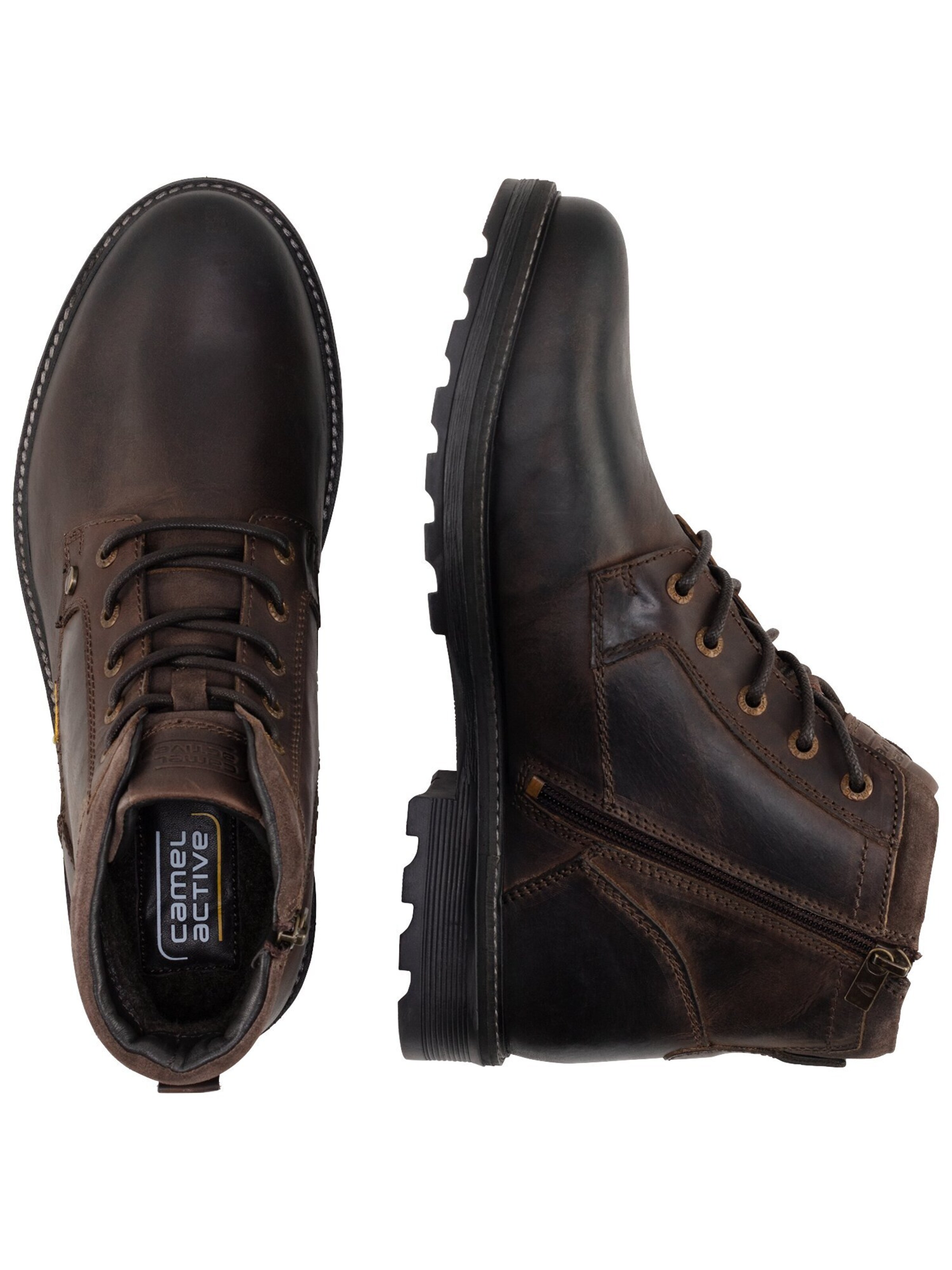 CAMEL ACTIVE Lace-up boots in Brown