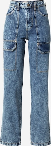 River Island - Loosefit Calças de ganga cargo 'SANDY' em azul: frente