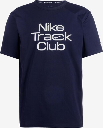 Maglia funzionale 'Track' di NIKE in blu: frontale