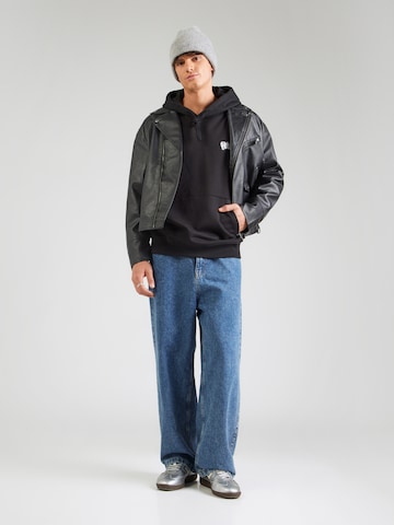 HUGO Sweatshirt 'Nyrohood' in Zwart