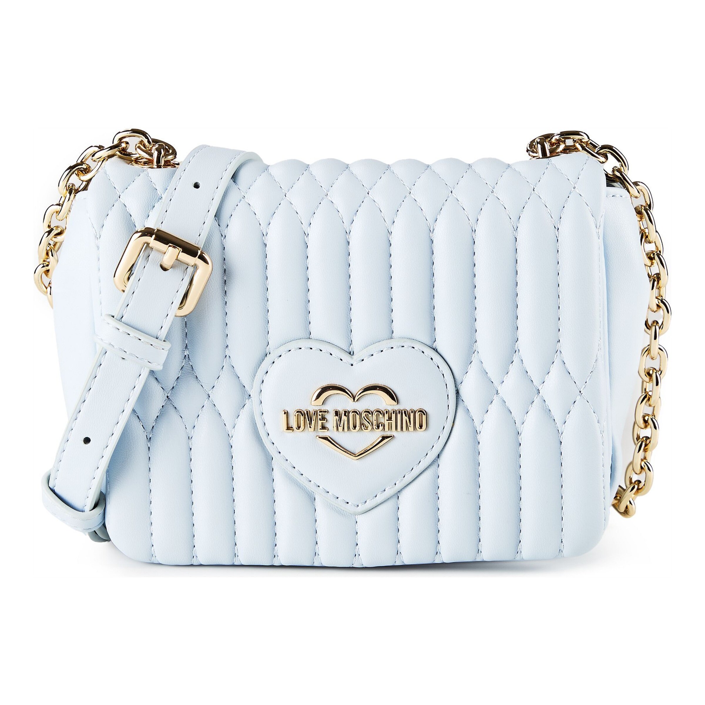 Sac à bandoulière 'Bubbly Love' Love Moschino en bleu : devant
