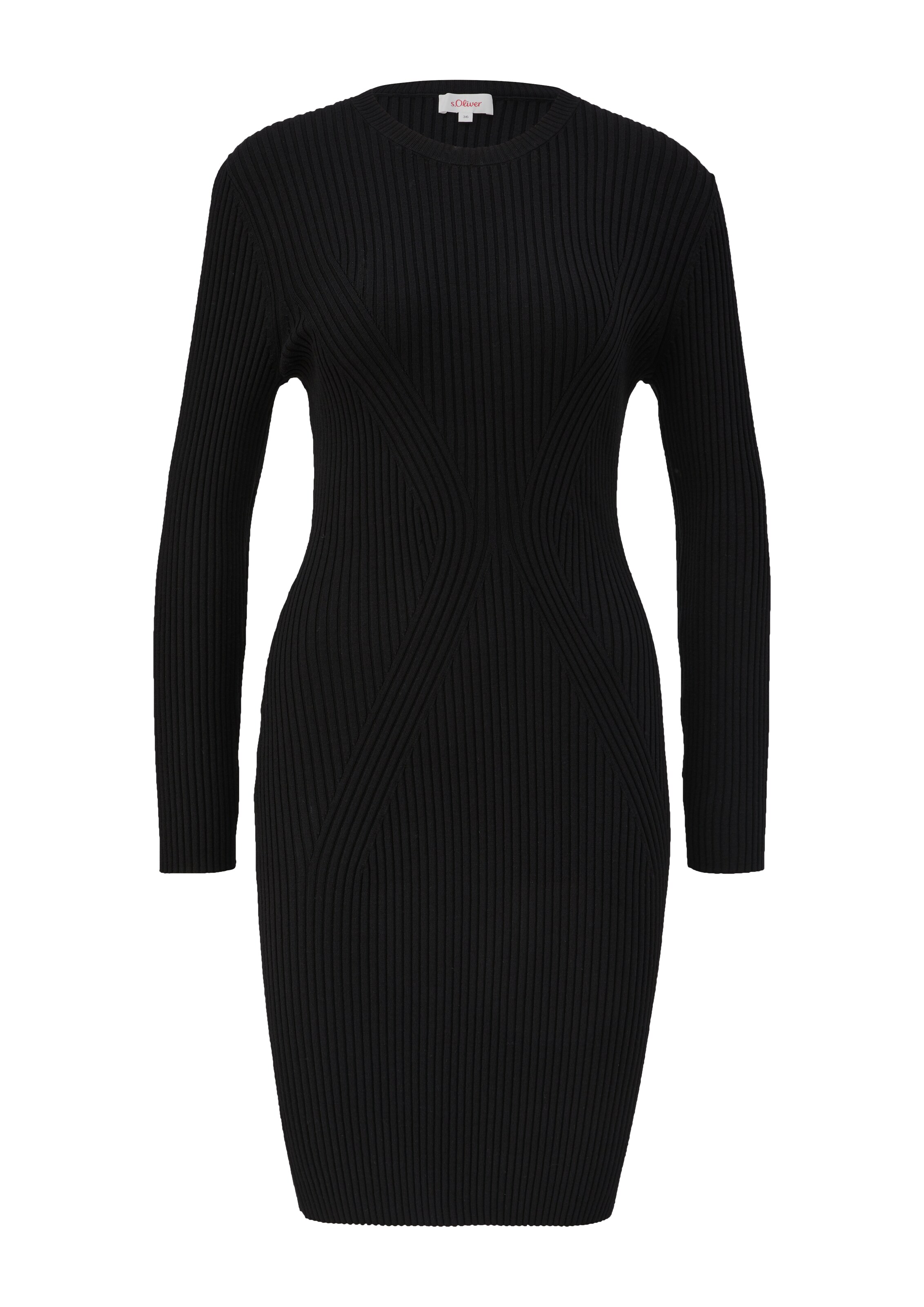 s.Oliver Kleid in Schwarz: Vorderseite