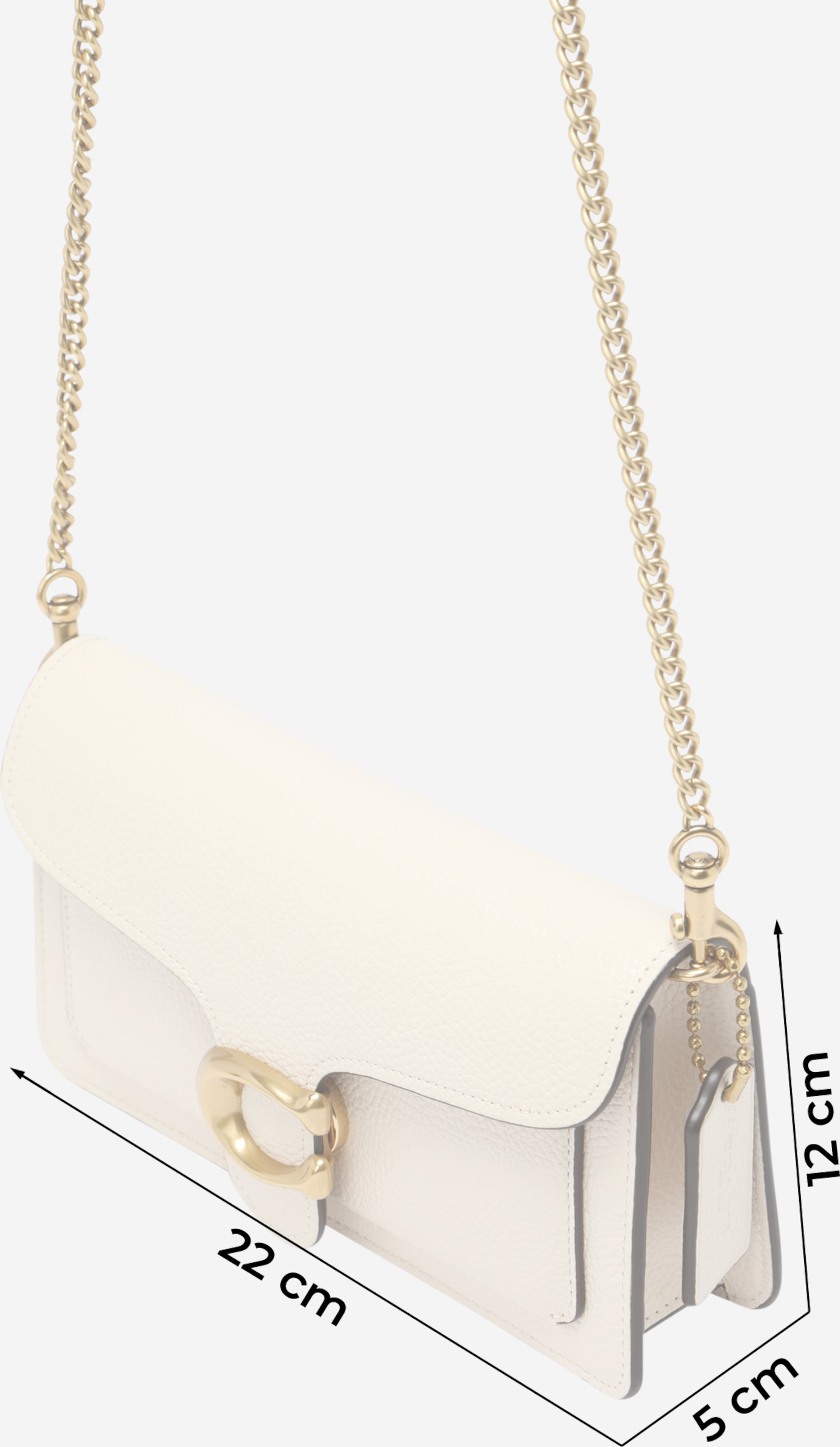 Coach hot sale white clutch