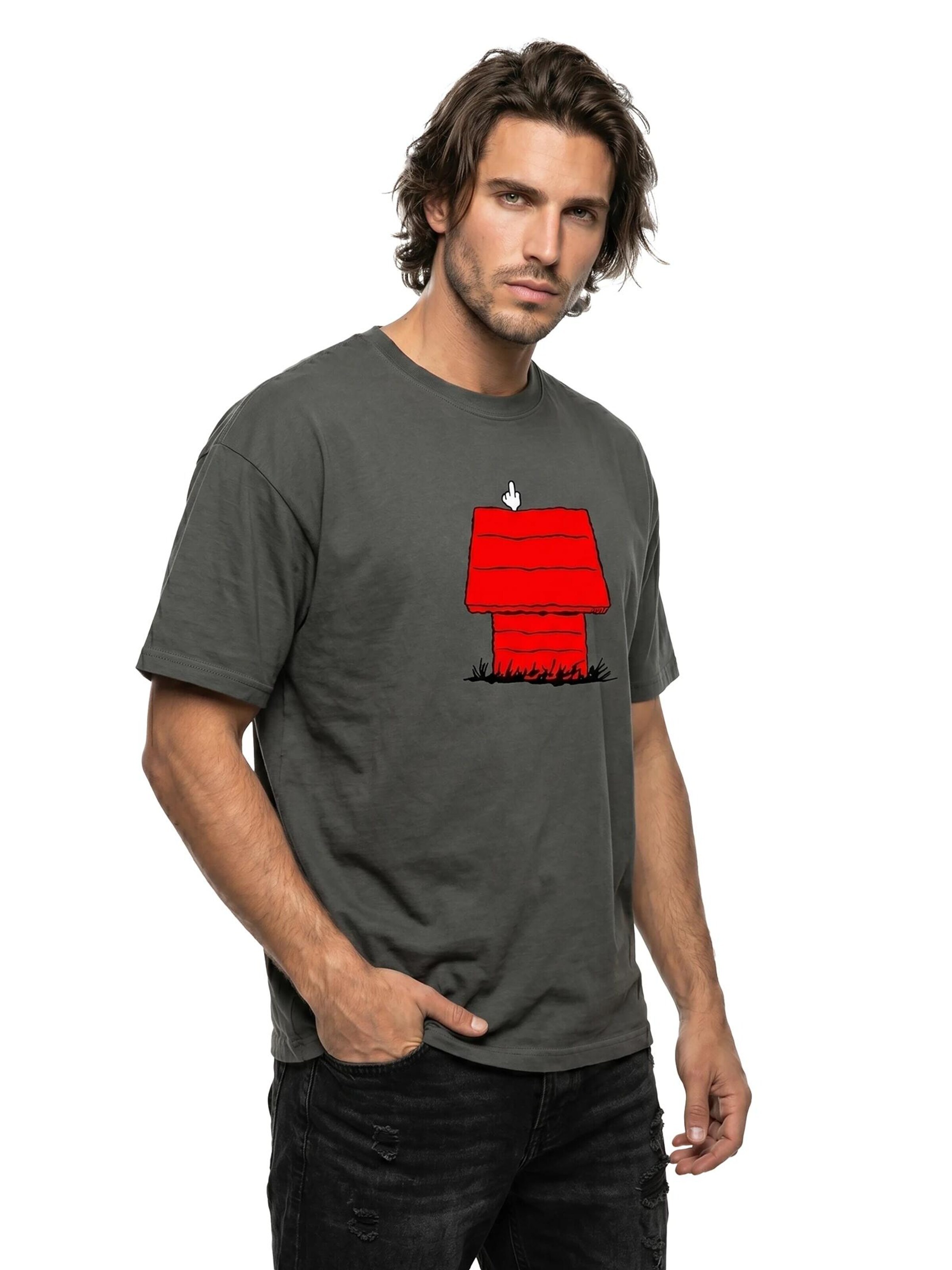 MAKAYA Shirt 'Dog House' in Grey
