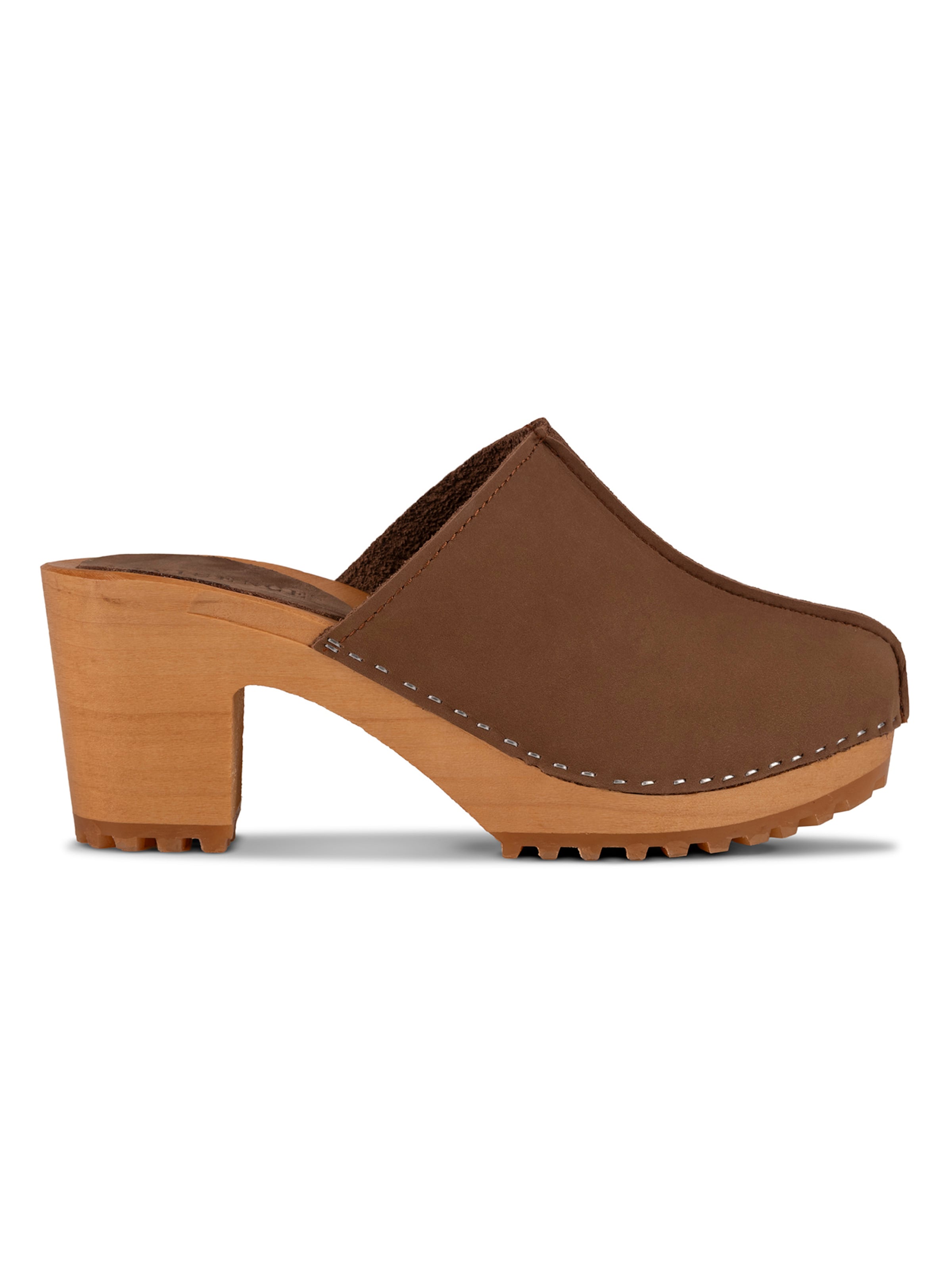 Vivisence Clogs 'B0004'‌‌‌‌‌‌‌ in Braun: Vorderseite