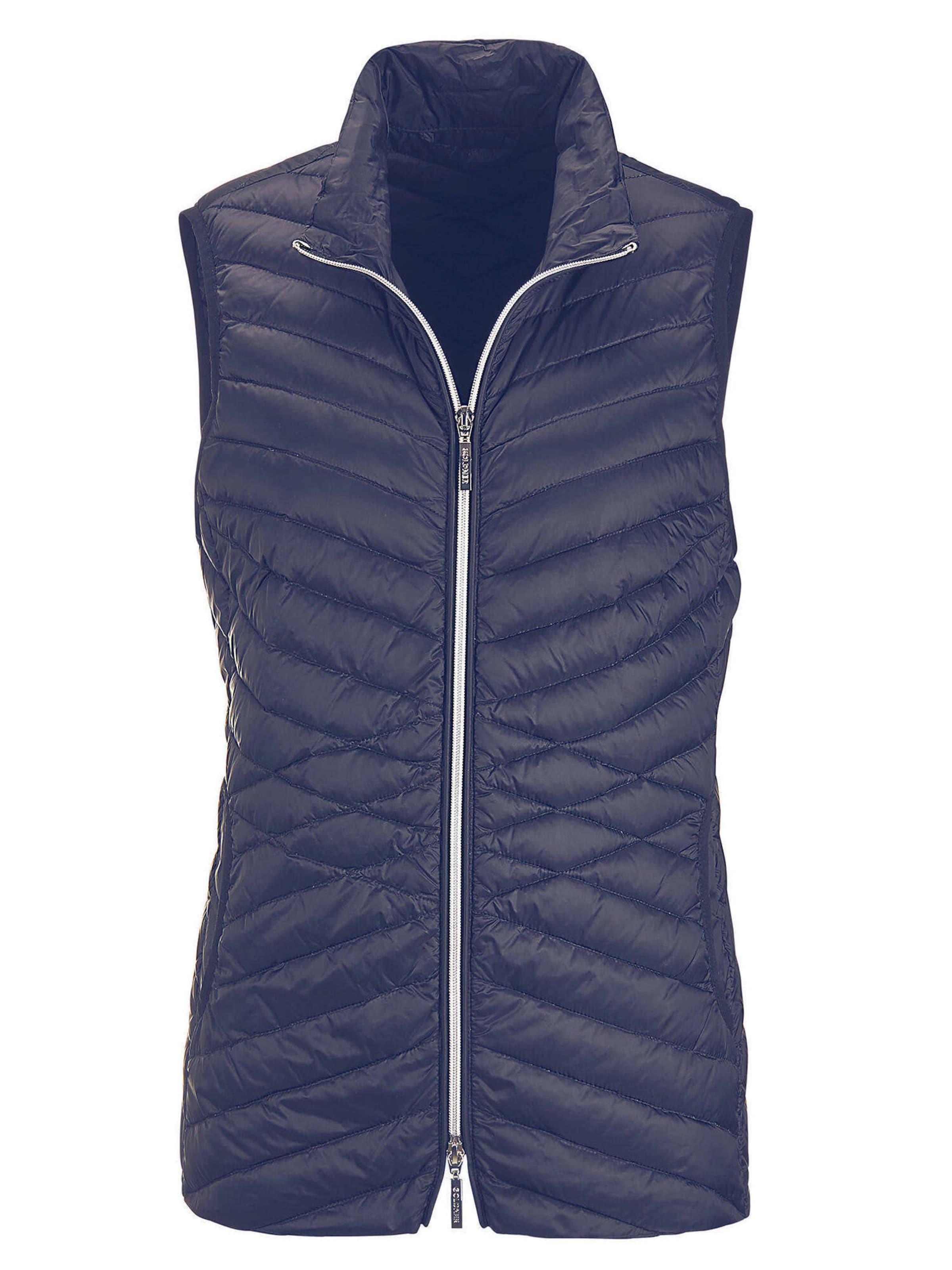 Goldner Weste in Blau: Vorderseite