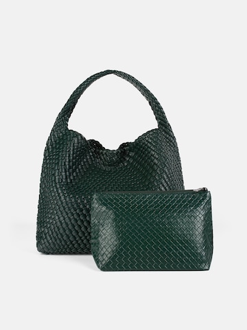 L37 HANDMADE SHOES Handtas 'KANSAS' in Groen: voorkant