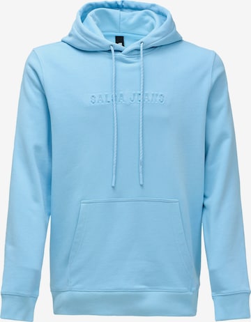 Salsa Jeans Sweatshirt in Blauw: voorkant