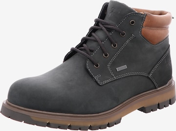 FRETZ MEN Lace-Up Boots 'Fountain' in Blue: front
