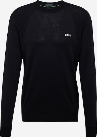 BOSS Sweater 'Momentum' in Black: front