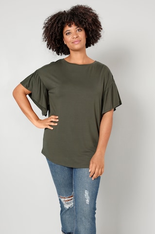 Sara Lindholm Shirt in Green: front